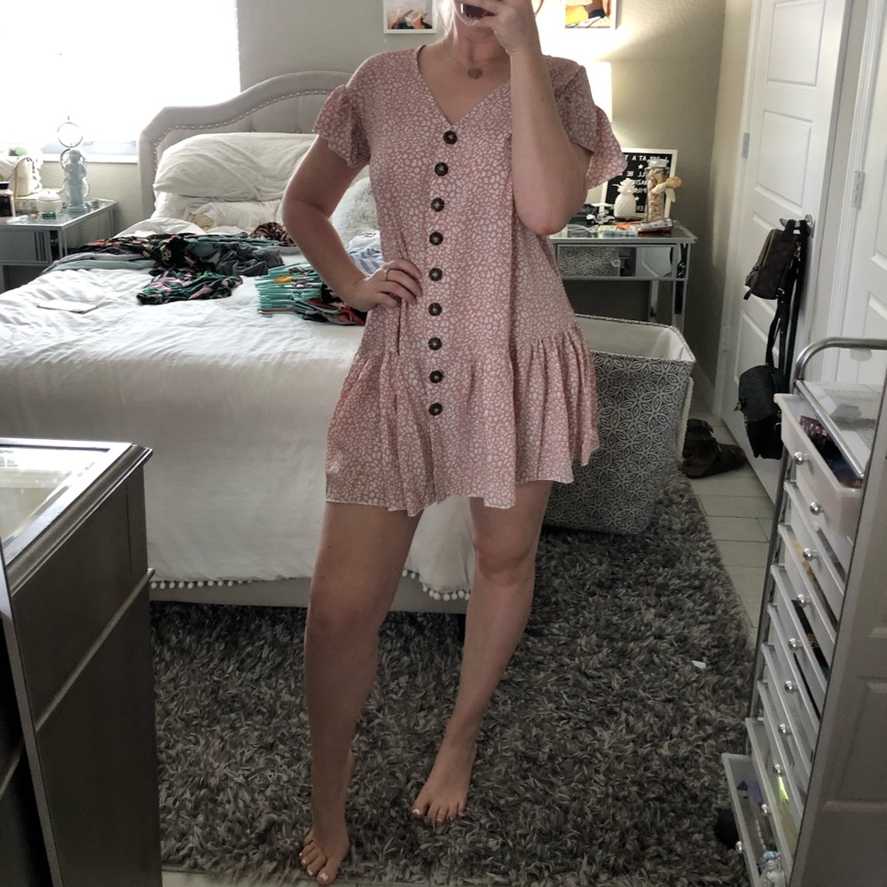 Cheetah flowy dress